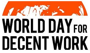logo world day for decent work